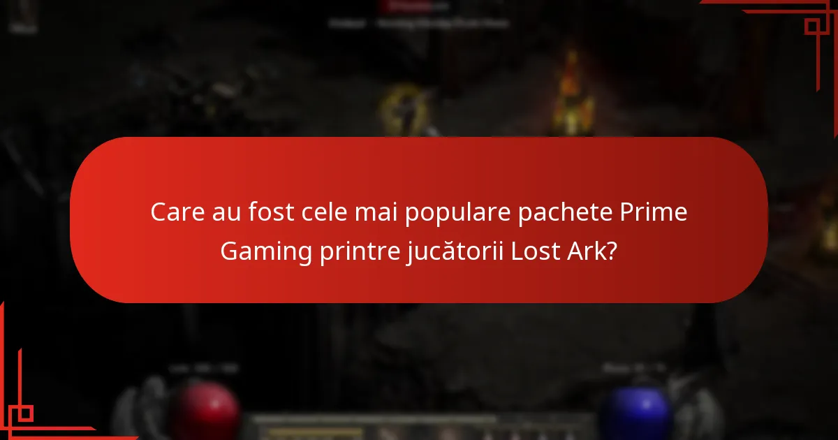 Care au fost cele mai populare pachete Prime Gaming printre jucătorii Lost Ark?