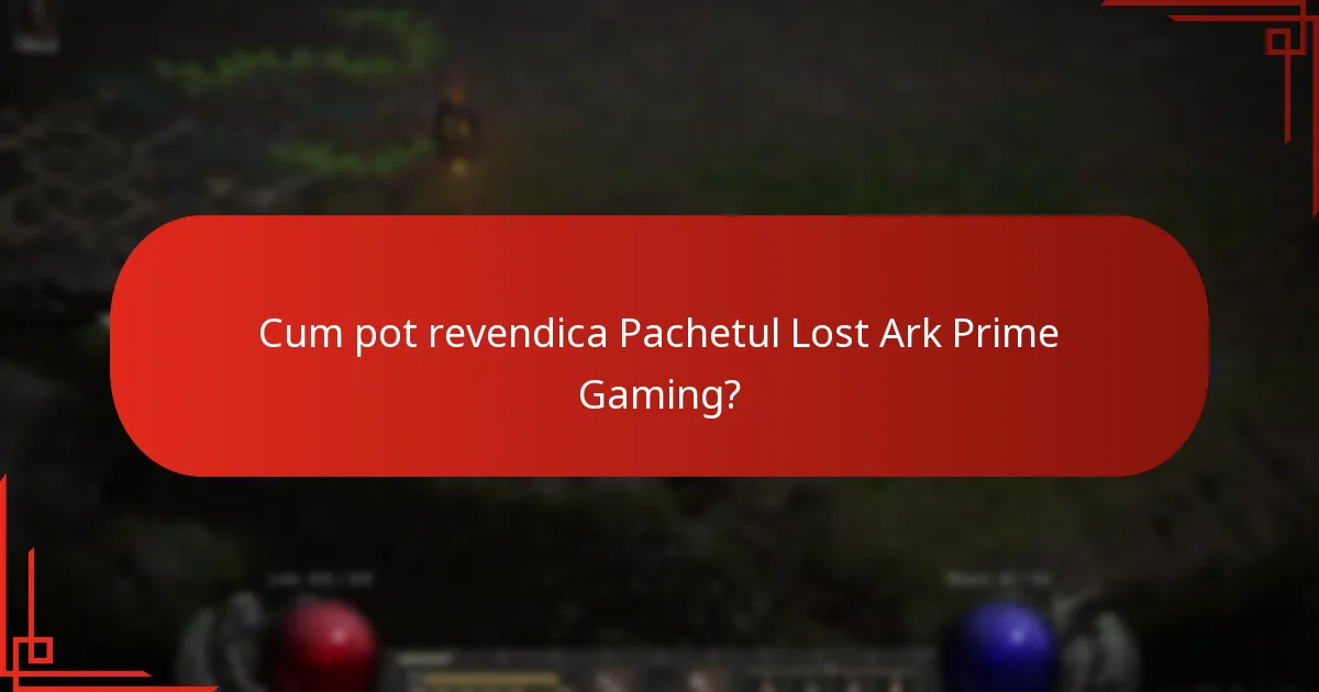 Cum pot revendica Pachetul Lost Ark Prime Gaming?