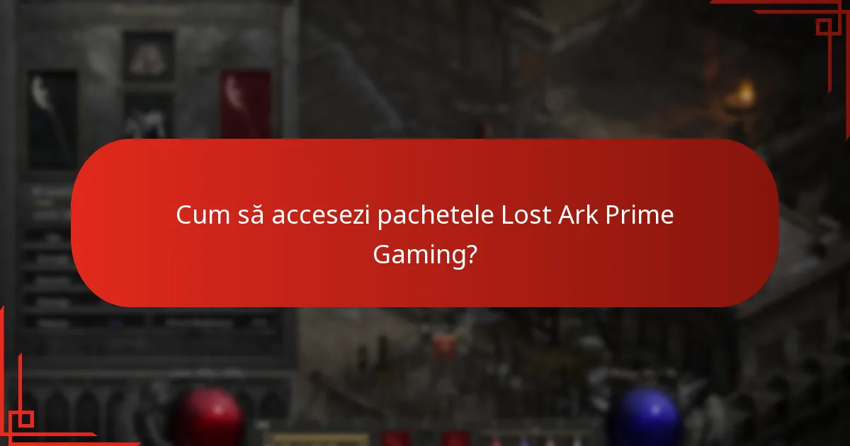 Cum să accesezi pachetele Lost Ark Prime Gaming?